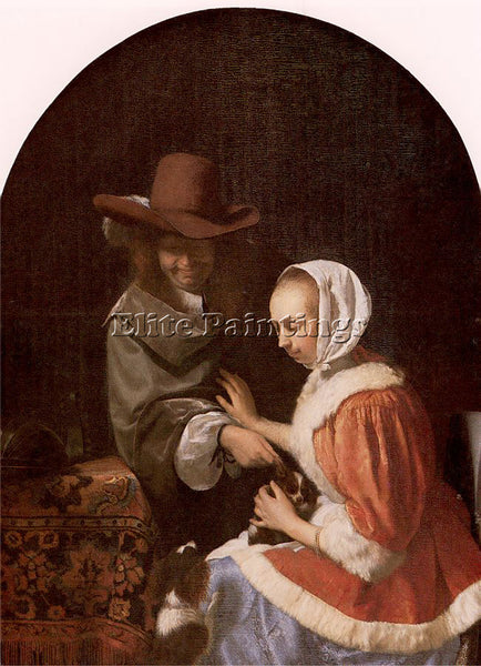 DUTCH MIERIS FRANS VAN THE ELDER DUTCH 1635 1681 3 ARTIST PAINTING REPRODUCTION
