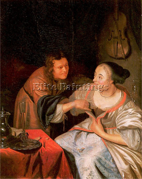 DUTCH MIERIS FRANS VAN THE ELDER DUTCH 1635 1681 5 ARTIST PAINTING REPRODUCTION
