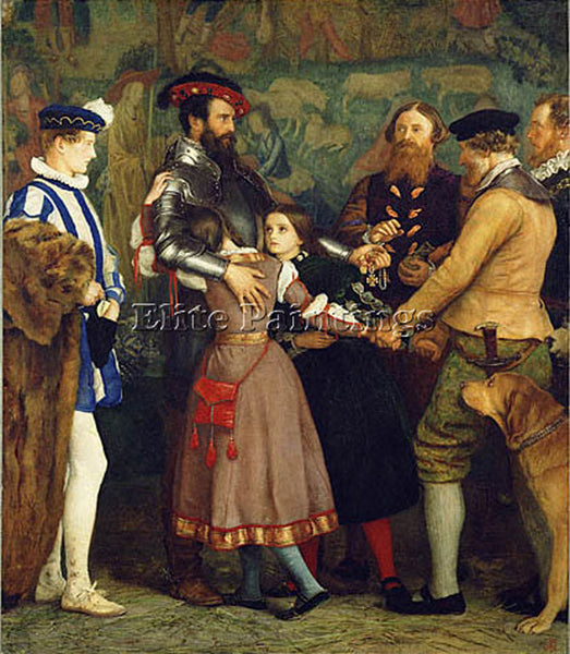JOHN EVERETT MILLAIS THE RANSOM ARTIST PAINTING REPRODUCTION HANDMADE OIL CANVAS