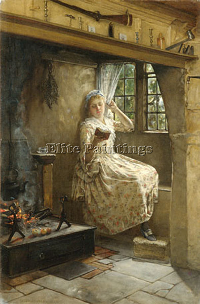 FRANCIS DAVIS MILLET A COSEY CORNER ARTIST PAINTING REPRODUCTION HANDMADE OIL