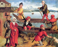 DURER MIRACULOUS SALVATION OF A DROWNED BOY ARTIST PAINTING HANDMADE OIL CANVAS