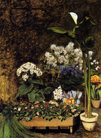 RENOIR MIXED SPRING FLOWERS ARTIST PAINTING REPRODUCTION HANDMADE OIL CANVAS ART