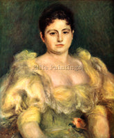 RENOIR MME STEPHEN PICHON ARTIST PAINTING REPRODUCTION HANDMADE OIL CANVAS REPRO