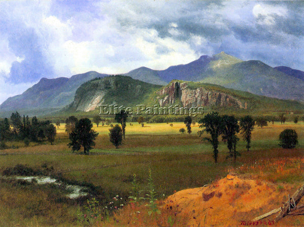 BIERSTADT MOAT MOUNTAIN INTERVALE NEW HAMPSHIRE ARTIST PAINTING REPRODUCTION OIL