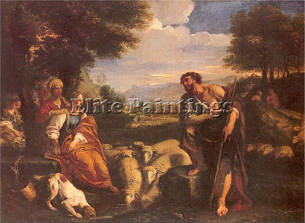 ITALIAN MOLA PIER FRANCESCO ITALIAN APPROX 1612 1668 ARTIST PAINTING HANDMADE