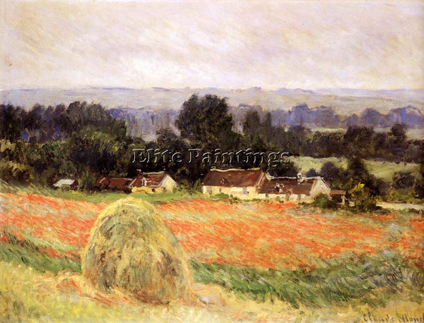 CLAUDE MONET HAYSTACK AT GIVERNY 1 ARTIST PAINTING REPRODUCTION HANDMADE OIL ART