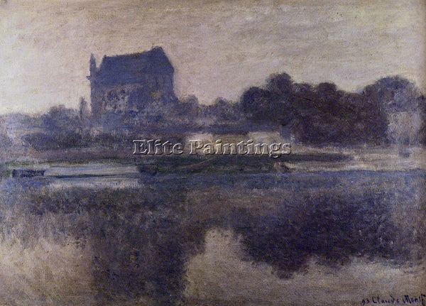 CLAUDE MONET THE CHURCH OF VERNON IN THE MIST 1893 ARTIST PAINTING REPRODUCTION