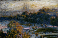 CLAUDE MONET TUILERIES ARTIST PAINTING REPRODUCTION HANDMADE CANVAS REPRO WALL