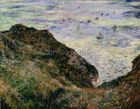 CLAUDE MONET VIEW OVER THE SEA ARTIST PAINTING REPRODUCTION HANDMADE OIL CANVAS