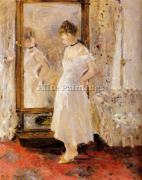 BERTHE MORISOT THE CHEVAL GLASS ARTIST PAINTING REPRODUCTION HANDMADE OIL CANVAS