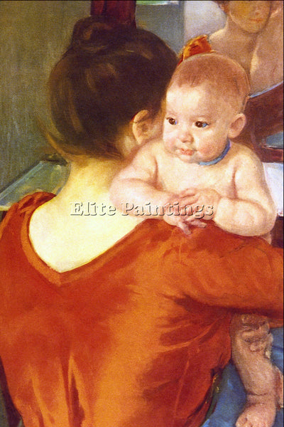 RENOIR MOTHER AND CHILD ARTIST PAINTING REPRODUCTION HANDMADE CANVAS REPRO WALL