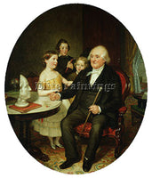 WILLIAM SIDNEY MOUNT GREAT GRAND FATHERS TALE OF THE REVOLUTION ARTIST PAINTING