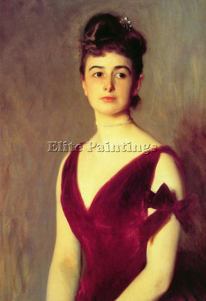 JOHN SINGER SARGENT MRS CHARLES E INCHES ARTIST PAINTING REPRODUCTION HANDMADE