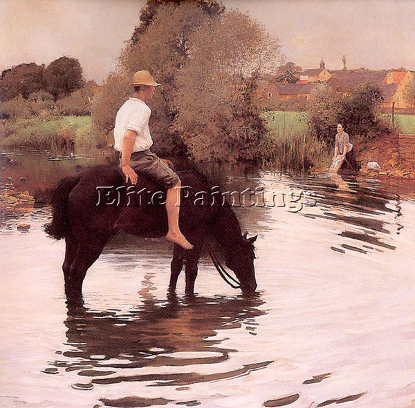 FRENCH MUENIER JULES ALEXIS FRENCH 1863 1942 1 ARTIST PAINTING REPRODUCTION OIL