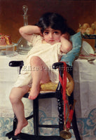 EMILE MUNIER SUGAR AND SPICE ARTIST PAINTING REPRODUCTION HANDMADE CANVAS REPRO