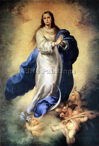 BARTOLOME ESTEBAN MURILLO IMMACULATE CONCEPTION ARTIST PAINTING REPRODUCTION OIL