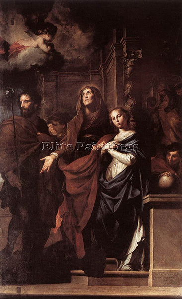 ITALIAN NOVELLI PIETRO MARRIAGE OF THE VIRGIN ARTIST PAINTING REPRODUCTION OIL