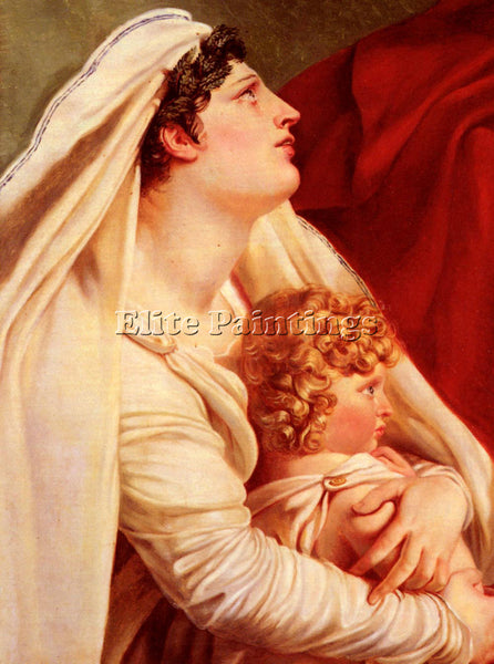 NARCISSE PIERRE GUERINANDROMAQUE BEFORE PYRRHUS WITH HER SON ASTYANAX ARTIST OIL