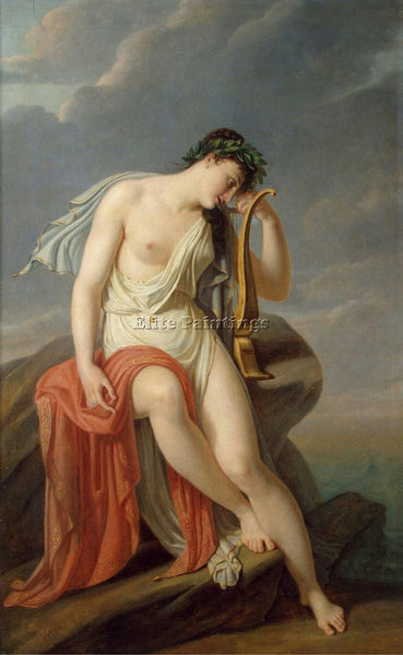 FRENCH NARCISSE PIERRE GUERIN SAPPHO ON THE LEUCADIAN CLIFF 10969 ARTIST CANVAS