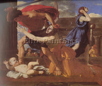 NICOLAS POUSSIN  THE MASSACRE OF THE INNOCENTS ARTIST PAINTING REPRODUCTION OIL
