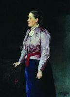 NIKOLAI YAROSHENKO PORTRAIT OF S V PANINA 1892 ARTIST PAINTING REPRODUCTION OIL