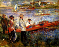 RENOIR OARSMAN OF CHATOU ARTIST PAINTING REPRODUCTION HANDMADE CANVAS REPRO WALL