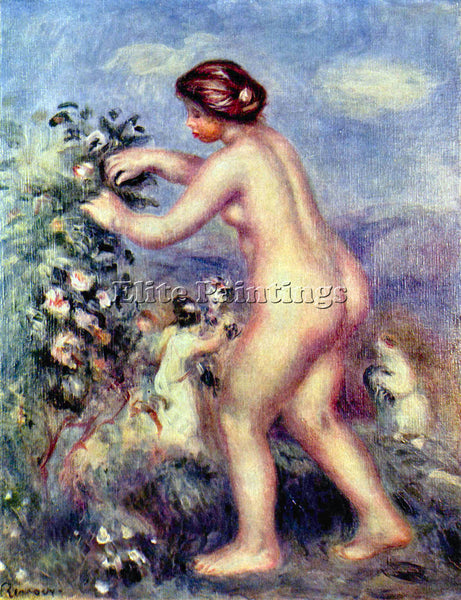 RENOIR ODE TO FLOWER AFTER ANAKREON  ARTIST PAINTING REPRODUCTION HANDMADE OIL