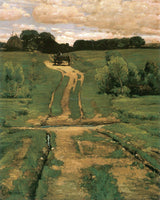 HASSAM OPEN LAND ARTIST PAINTING REPRODUCTION HANDMADE OIL CANVAS REPRO WALL ART