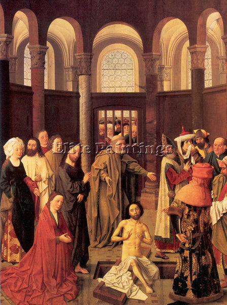 DUTCH OUWATER AELBERT VAN DUTCH 1415 1475 ARTIST PAINTING REPRODUCTION HANDMADE