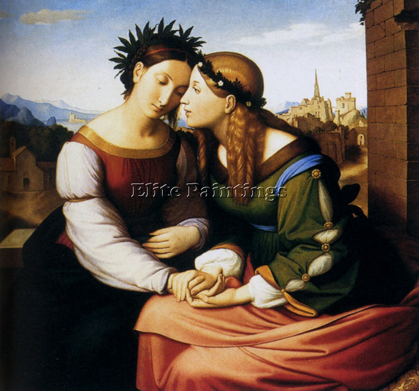 FRIEDRICH OVERBECK OVERBECK JOHANN FRIEDRICH ITALY AND GERMANY PAINTING HANDMADE