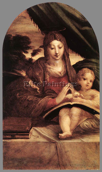 PARMIGIANINO MADONNA AND CHILD 1525 ARTIST PAINTING REPRODUCTION HANDMADE OIL