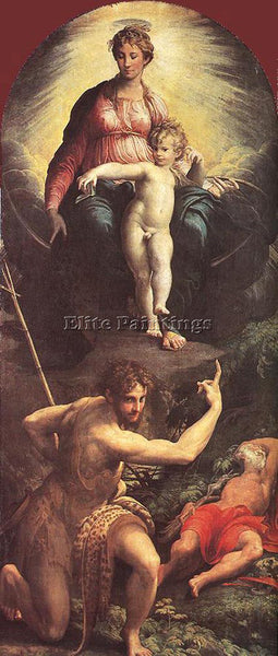 PARMIGIANINO THE VISION OF ST JEROME ARTIST PAINTING REPRODUCTION HANDMADE OIL