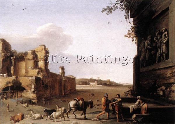 CORNELIS VAN POELENBURGH RUINS OF ANCIENT ROME ARTIST PAINTING REPRODUCTION OIL