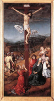 JAN PROVOST CRUCIFIXION 1500 ARTIST PAINTING REPRODUCTION HANDMADE CANVAS REPRO