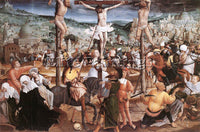 JAN PROVOST CRUCIFIXION ARTIST PAINTING REPRODUCTION HANDMADE CANVAS REPRO WALL