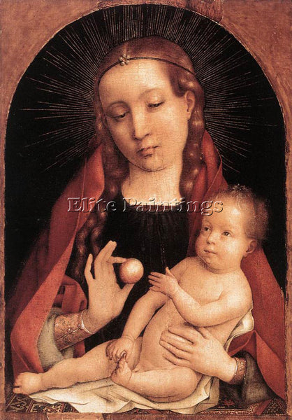 JAN PROVOST VIRGIN AND CHILD ARTIST PAINTING REPRODUCTION HANDMADE CANVAS REPRO