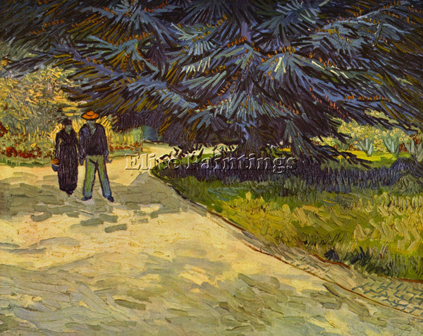 VAN GOGH PARK ARLES ARTIST PAINTING REPRODUCTION HANDMADE CANVAS REPRO WALL DECO