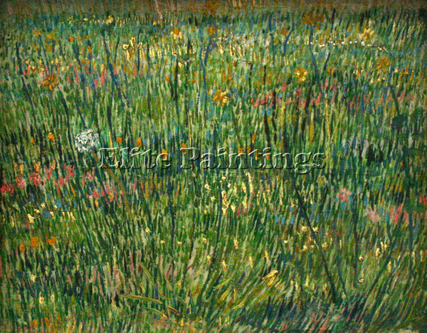 VAN GOGH PATCH OF GRASS ARTIST PAINTING REPRODUCTION HANDMADE CANVAS REPRO WALL