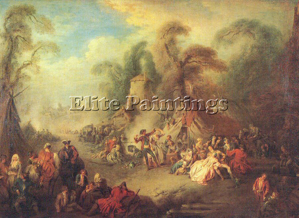FRENCH PATER JEAN BAPTISTE FRENCH 1695 1736 PATER2 ARTIST PAINTING REPRODUCTION