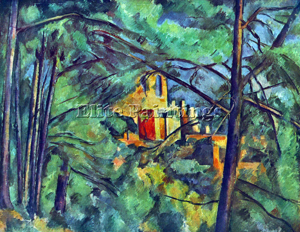 CEZANNE CHATEAU NOIR 2 ARTIST PAINTING REPRODUCTION HANDMADE CANVAS REPRO WALL