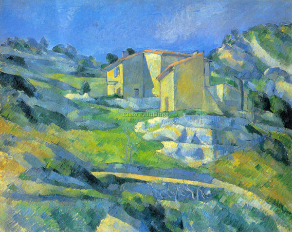 CEZANNE HOUSE IN THE PROVENCE ARTIST PAINTING REPRODUCTION HANDMADE CANVAS REPRO