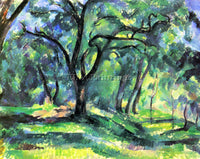 CEZANNE IN THE WOODS ARTIST PAINTING REPRODUCTION HANDMADE OIL CANVAS REPRO WALL