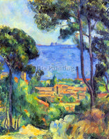 CEZANNE LAND SCAPE ARTIST PAINTING REPRODUCTION HANDMADE CANVAS REPRO WALL DECO