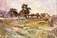 CEZANNE LANDSCAPE IN PROVENCE ARTIST PAINTING REPRODUCTION HANDMADE CANVAS REPRO