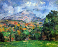 CEZANNE MOUNT ST VICTOIRE ARTIST PAINTING REPRODUCTION HANDMADE OIL CANVAS REPRO