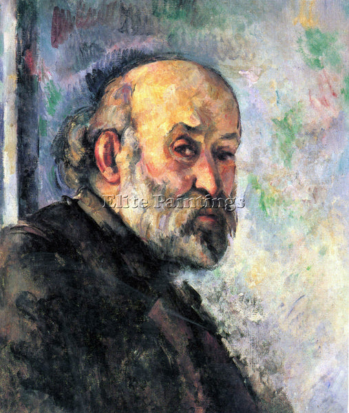 CEZANNE SELF PORTRAIT 4 ARTIST PAINTING REPRODUCTION HANDMADE CANVAS REPRO WALL