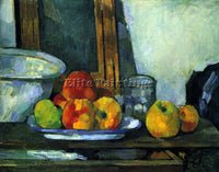 CEZANNE STILL LIFE WITH AN OPEN DRAWER ARTIST PAINTING REPRODUCTION HANDMADE OIL