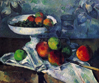 CEZANNE STILL LIFE WITH FRUIT BOWL ARTIST PAINTING REPRODUCTION HANDMADE OIL ART