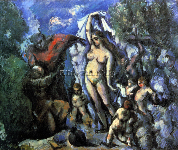 CEZANNE TEMPTATION OF ST ANTHONY ARTIST PAINTING REPRODUCTION HANDMADE OIL REPRO