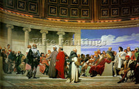 PAUL DELAROCHE HEMICYCLE OF THE ECOLE DES BEAUX ARTS 1814 RIGHT ARTIST PAINTING